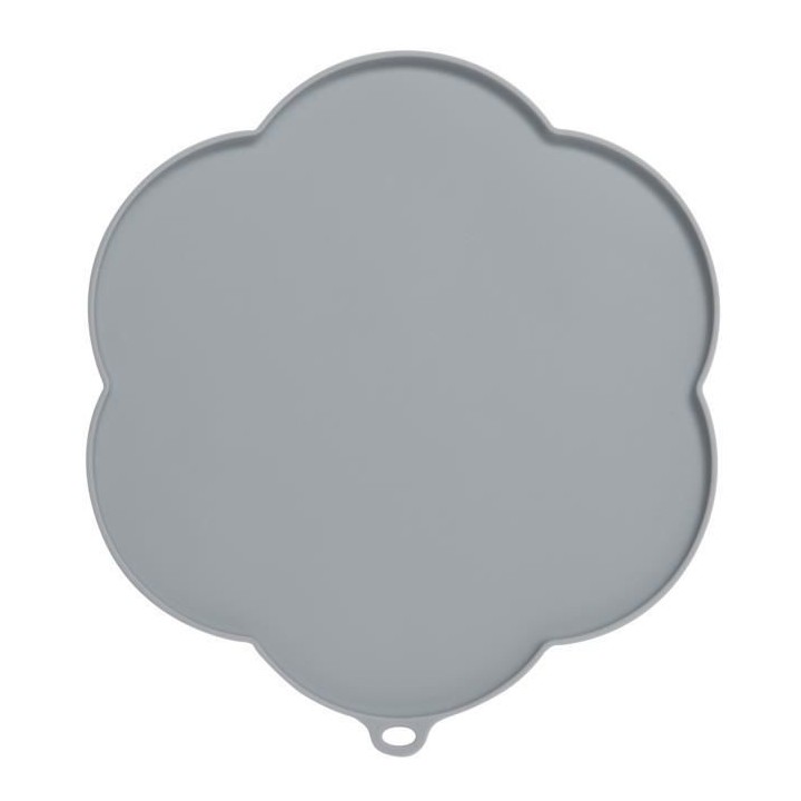 CAT IT Napperon en forme de fleur - Format moyen - Gris - Pour chat