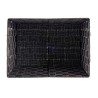 Panier Noir Tissu 10 L (25 x 20 x 35 cm) (12 Unités)