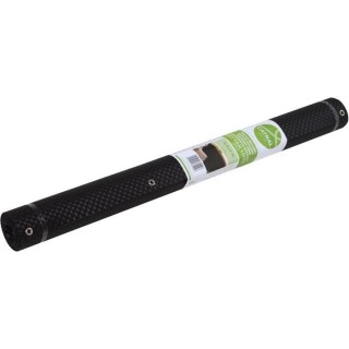 CATRAL - Brise-vue balcony rattan luxe 0.9x3m noir