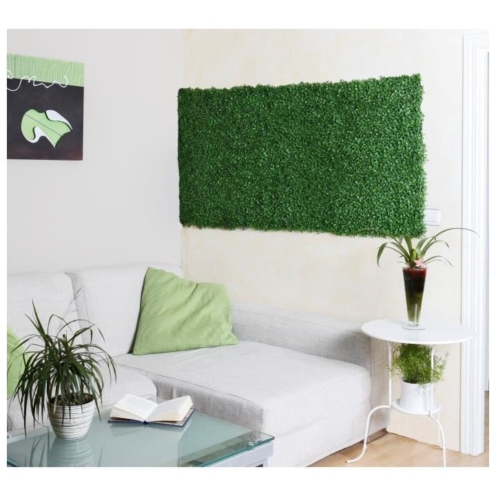 CATRAL - Lot 4 carreaux pour jardin vertical buis - 25 cm x 25 cm