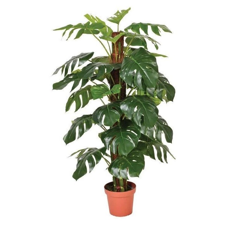 CATRAL - Plante verte artificielle monstera 135cm