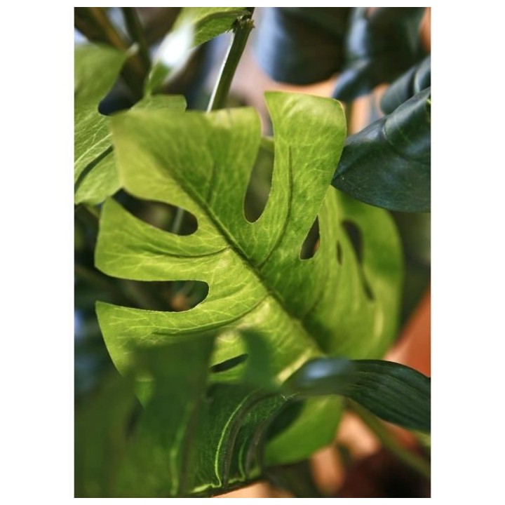 CATRAL - Plante verte artificielle monstera 135cm