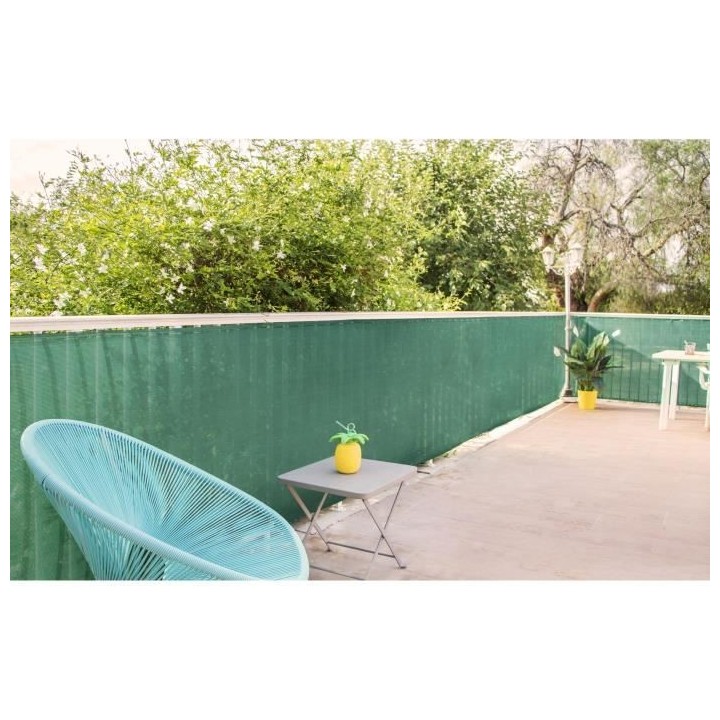 CATRAL - Brise-vue meshnet 160 grs - 1,5x3m vert fonce