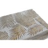 Set de boîtes décoratives DKD Home Decor 25,5 x 18 x 8 cm Bois de manguier Tropical Feuille d'une plante (2 Unités)