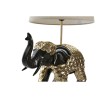 Figurine Décorative DKD Home Decor Eléphant Beige Doré Polycarbonate Résine (41 x 36 x 53 cm)