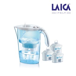 Carafe Filtrante LAICA Bi-Flux J9047WS Pack Filtres x 3 Transparent polypropylène (2,3 L)