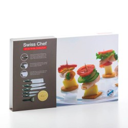 Ensemble de Couteaux Bravissima Kitchen Swiss Chef (6 pcs)