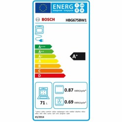 Four BOSCH HBG675BW1 71 L Display TFT 3650W