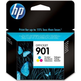 HP 901 Cartouche d'encre trois couleurs authentique (CC656AE) pour HP