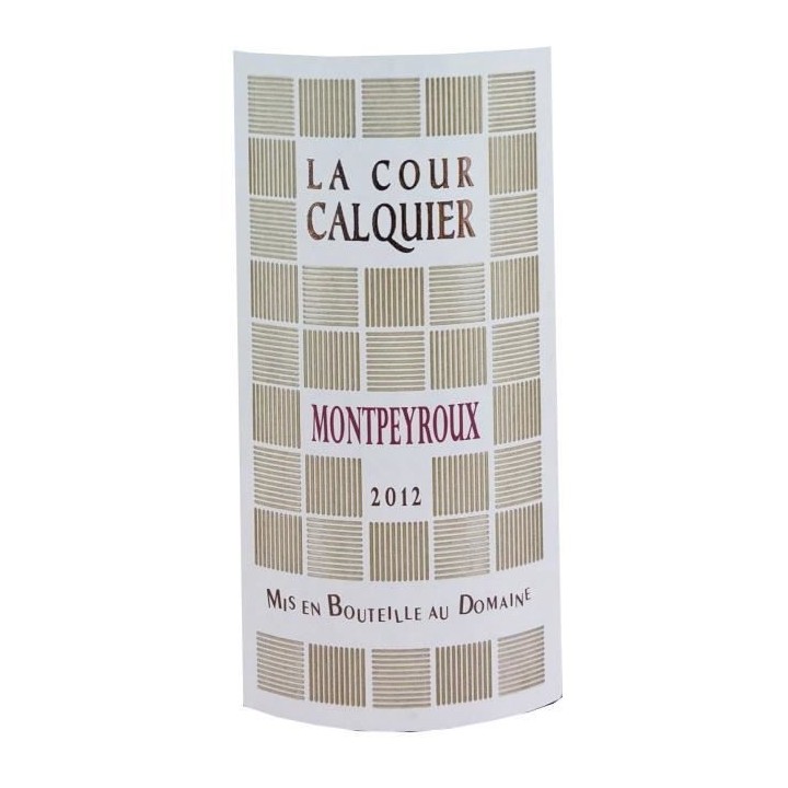 La Cour Calquier 2012 Montpeyroux - Vin rouge du Languedoc-Roussillon