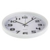 Horloge Murale Versa Blanc Plastique 3,8 x 25 x 25 cm