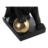 Figurine Décorative DKD Home Decor RF-181551 Noir Doré Résine Lion 38 x 25 x 44 cm