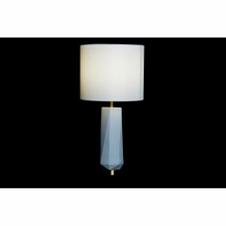 Lampe de bureau DKD Home Decor 8424001847242 33 x 33 x 67 cm Céramique Doré Métal Blanc 220 V 50 W