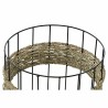 Set de basket DKD Home Decor 8424001836628 Noir Naturel Métal 35 x 35 x 40 cm