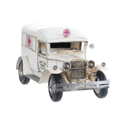 Véhicule DKD Home Decor S3024299 Ambulance 33 x 14 x 15 cm Vintage