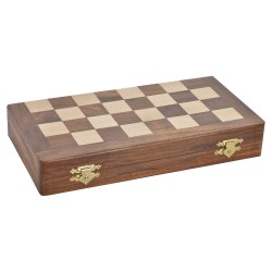 Jeu d'Échecs DKD Home Decor 30 x 30,5 x 2 cm Beige Marron