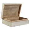 Set de boîtes décoratives DKD Home Decor Bois de manguier 25 x 17 x 8 cm Décapé (2 Unités)