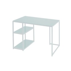 Bureau en metal - Blanc - L...