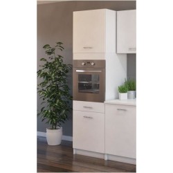 EXTRA Colonne de cuisine L 60 cm - Blanc mat