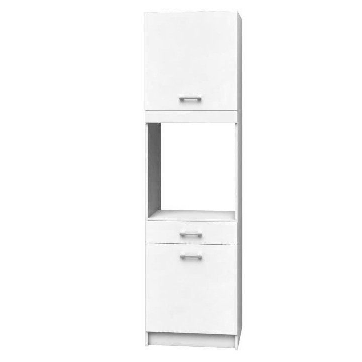 EXTRA Colonne de cuisine L 60 cm - Blanc mat