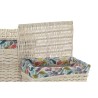 Set de basket DKD Home Decor Polyester osier (47 x 35 x 56 cm)