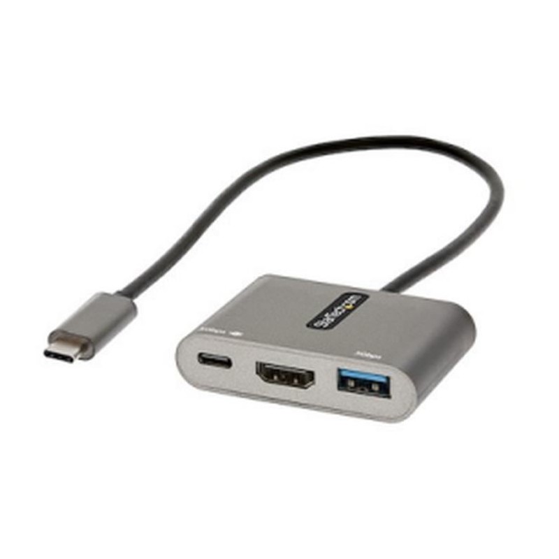 StarTech.com - CDP2HDUACP2 - Adaptateur Multiport USB-C, USB-C vers HDMI 4K, Hub USB 3.0, Docking Station