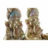 Figurine Décorative DKD Home Decor Doré Multicouleur Indien 18 x 13 x 24 cm (2 Unités)