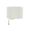 Lampadaire DKD Home Decor 43,5 x 40 x 154 cm Doré Métal Blanc 220 V 50 W