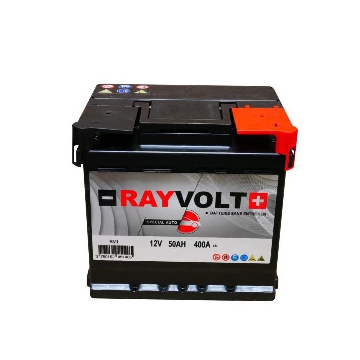 Batterie auto RAYVOLT RV1 50AH 400A