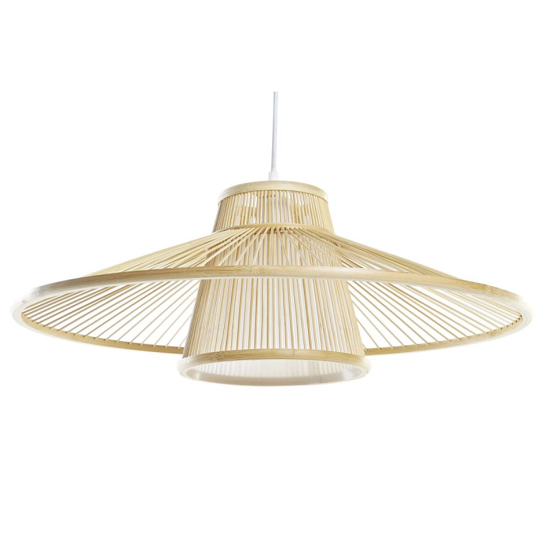 Suspension DKD Home Decor 56 x 56 x 20 cm Naturel Blanc 50 W