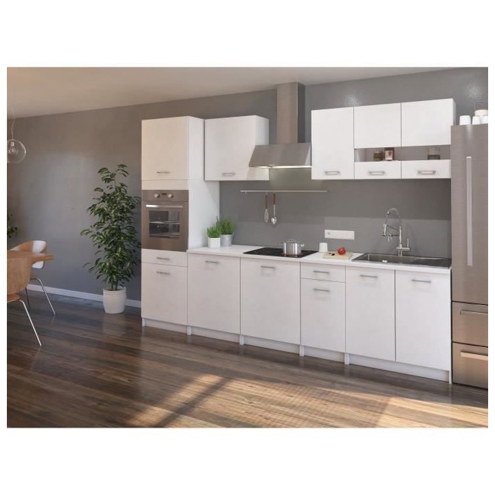 EXTRA Colonne de cuisine L 60 cm - Blanc mat