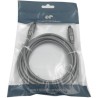 CONTINENTAL EDISON Câble Fibre optique 2.5 m EIAJ Toslink mâle/mâle