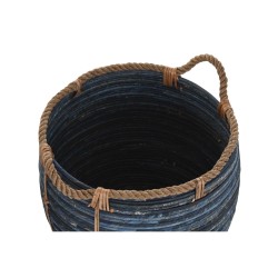 Set de basket DKD Home Decor Blue marine 56 x 56 x 60 cm