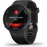 GARMIN Forerunner 45 - Montre de course a pied avec prise en charge des programmes d'entraînement Garmin Coach - Noire - Large