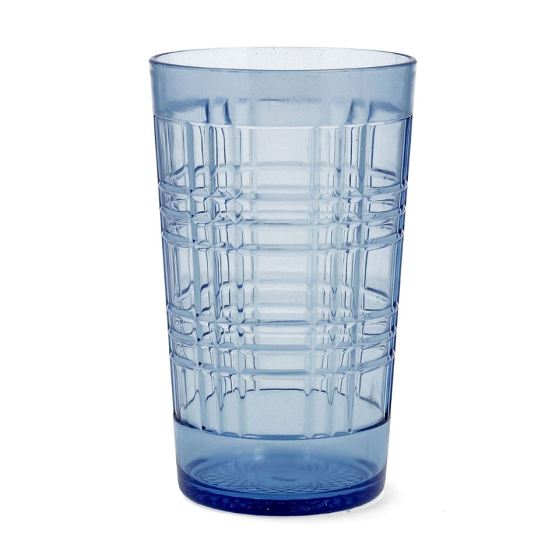 Verre Quid Viba Bleu Plastique 650 ml (12 Unités) (Pack 12x)