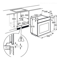 Four Aeg BPS331120M 3000 W 74 L