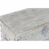 Coffre DKD Home Decor 88 x 40 x 45 cm Blanc Laiton Bois de manguier