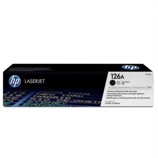 HP 126A Cartouche de toner noir LaserJet authentique (CE310A) pour Las