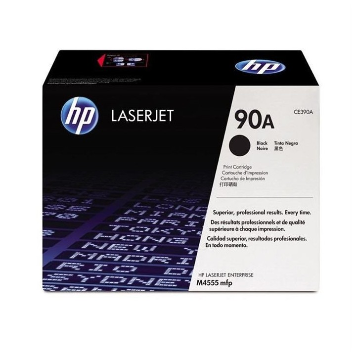 HP 90A Cartouche de toner noir LaserJet authentique (CE390A) pour HP L