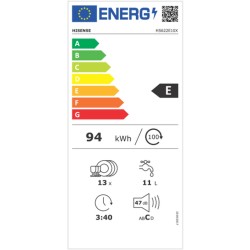 Lave-vaisselle Hisense HS622E10X 60 cm Gris