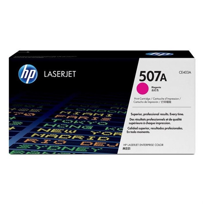 HP 507A Cartouche de toner magenta LaserJet authentique (CE403A) pour