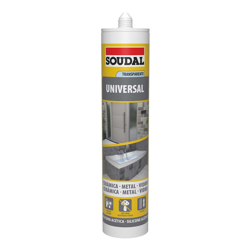 Silicone Soudal 103183 Universel Translucide 280 ml