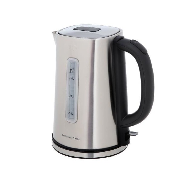 Bouilloire électrique CONTINENTAL EDISON CEB17IX - 1,7L - Inox