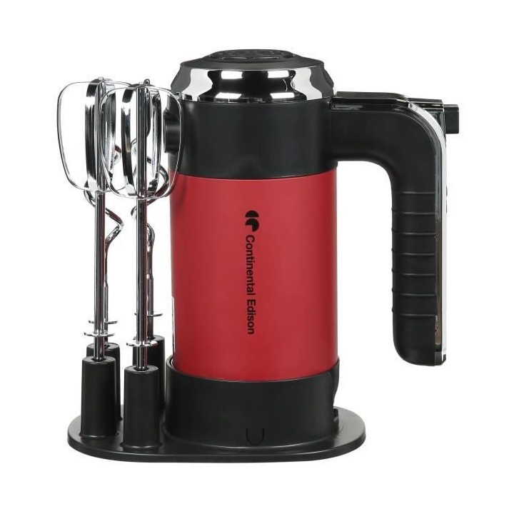 Batteur électrique CONTINENTAL EDISON CEBE350R - 350W - Ecran LCD - R