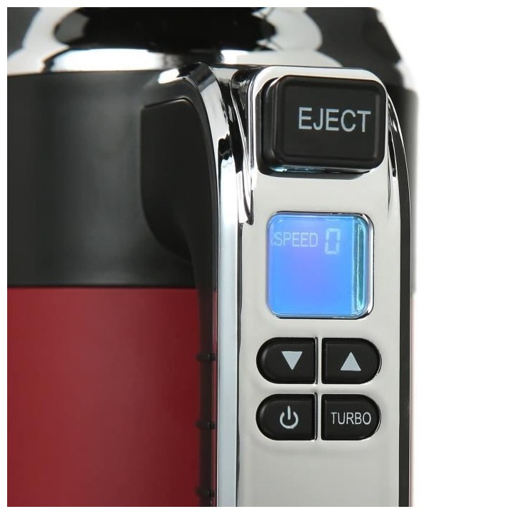 Batteur électrique CONTINENTAL EDISON CEBE350R - 350W - Ecran LCD - R
