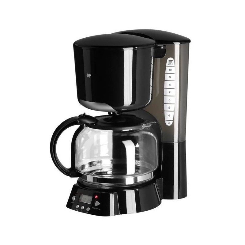 Cafetiere filtre programmable CONTINENTAL EDISON Noir