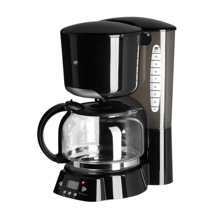 Cafetiere filtre programmable CONTINENTAL EDISON Noir