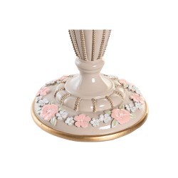 Centre de Table DKD Home Decor Miroir Résine Multicouleur Romantique (23,5 x 23,5 x 20,5 cm)