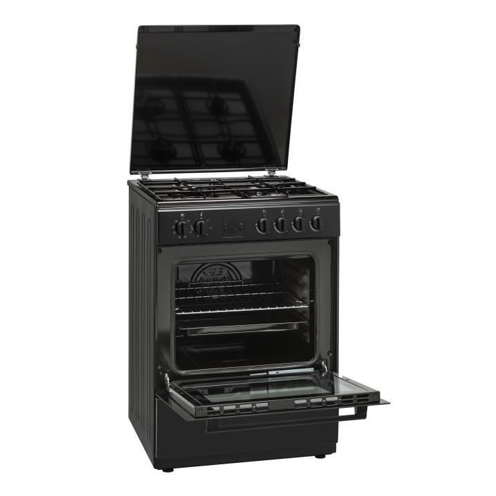 CONTINENTAL EDISON - CECG6065FCB Cuisiniere table gaz-4 foyers-Four é