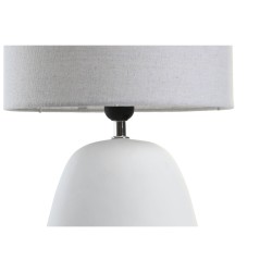 Lampe de bureau DKD Home Decor Doré Blanc Grès 220 V 50 W (28 x 28 x 42 cm)